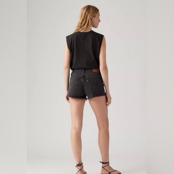 Levi’s 501® Original Fit High Rise Women's Shorts button fly - Picture 3 of 13